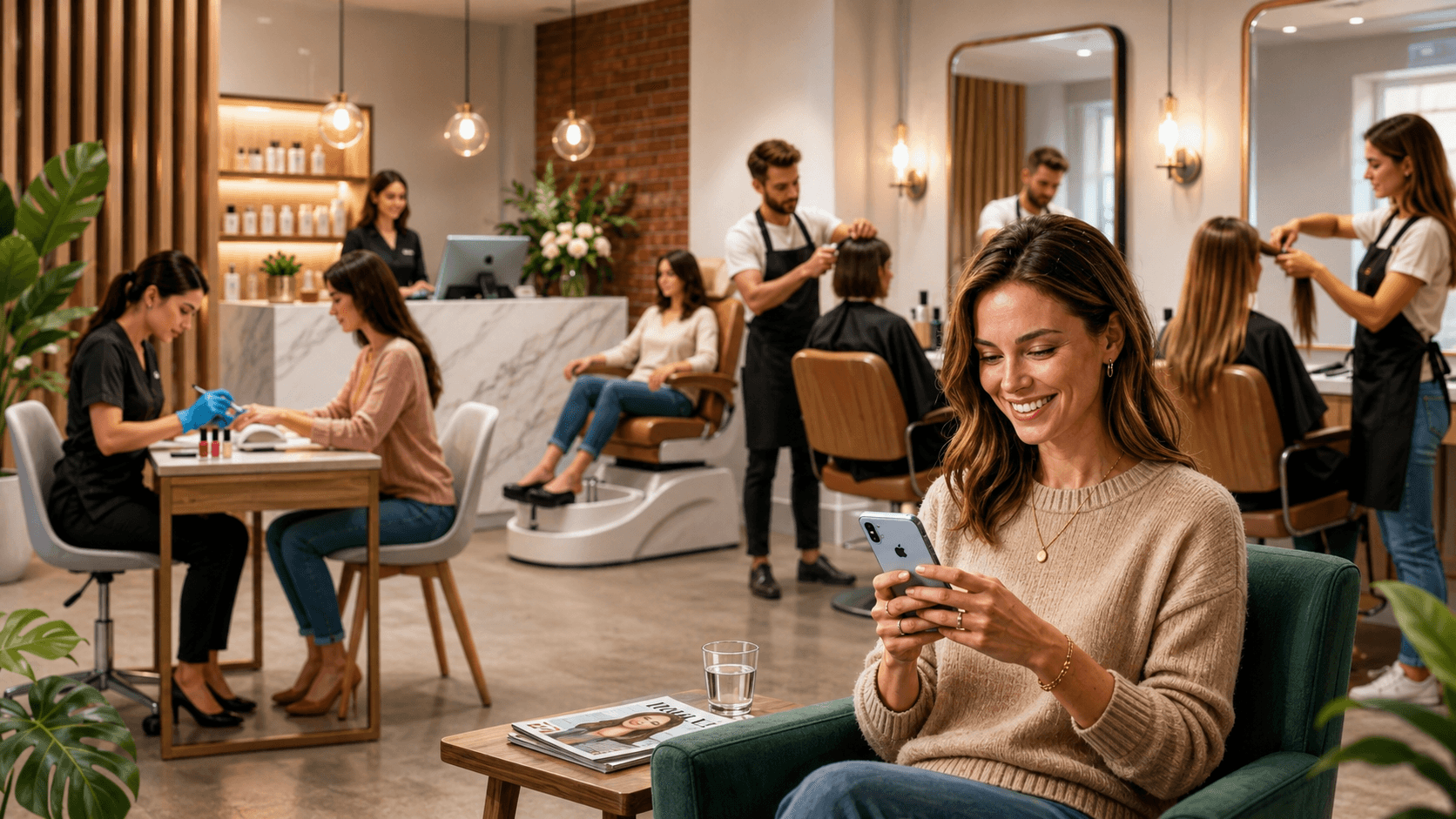 Modern Beauty Salon Interior